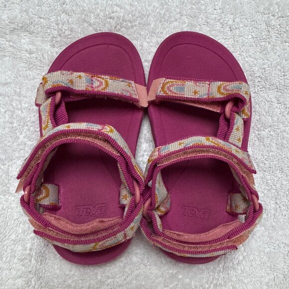 TEVA Sandals - Hurricane style - Toddler Girls’ - Size 7 - Pink - Picture 3 of 6